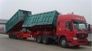 3 Fusien 120t Double Trażmissjoni tad-Direzzjoni Doppja & Side Dump