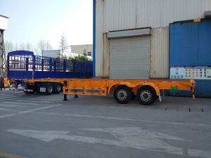 Karru ta 'l-iskeletru ta' 40ft b'Serraturi tal-Kontenitur